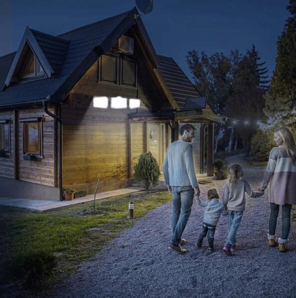 LED 171 COB solarna svjetiljka sa senzorom pokreta 2400mah IP65