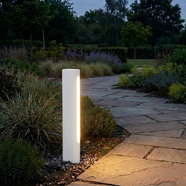 Lucande Celiora LED svjetlo za stazu, visina 45 cm, sivo, IP65, Sivo, Aluminij