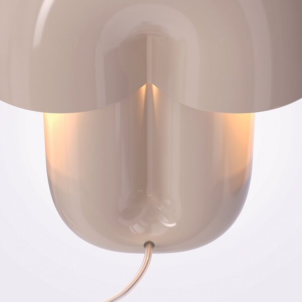 Maytoni LED stolna lampa Hope, bež, keramika, visina 35 cm, 3000K, prigušiva, Bež, Dnevni boravak/blagovaonica, Keramika