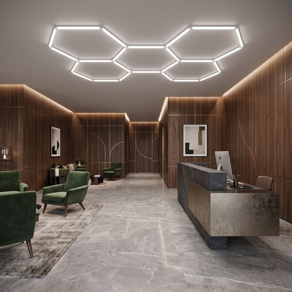 LED svjetiljka HEXAGON JNH051-H White