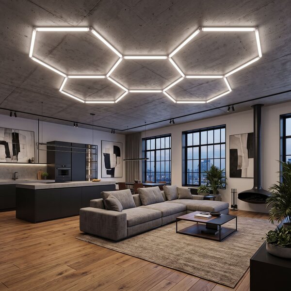 LED svjetiljka HEXAGON JNH051-H White