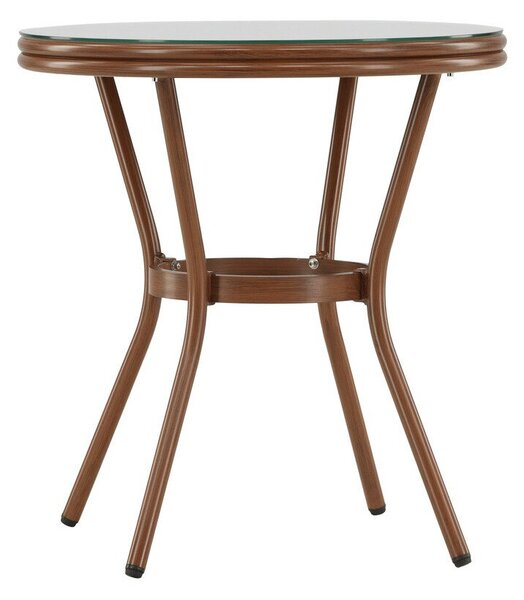 Vrtni stol Dallas 438275cm, Smeđa, Metal