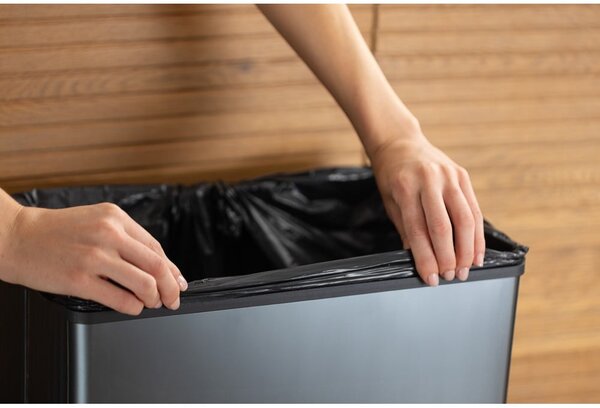 Plava kanta za smeće na dodir od reciklirane plastike 54 l Verto High – Curver