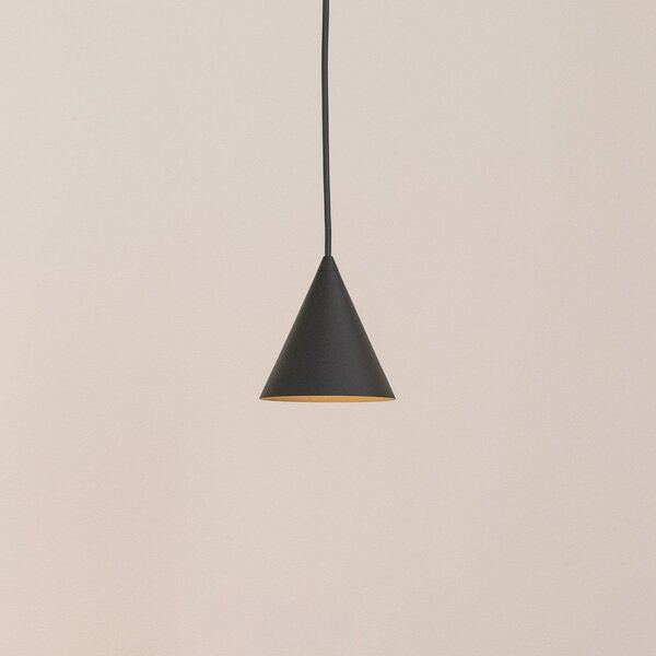 Nowodvorski Lighting ZENITH viseća svjetiljka, tamnosiva, Ø 11 cm, metalna, GU10, prigušiva, Sivo, Dnevni boravak/blagovaonica, Metal