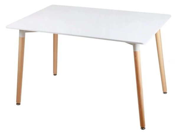 Bijeli blagovaonski stol BERGEN 140x80 cm