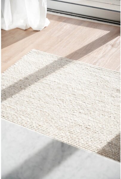 Svijetlo sivi vuneni tepih 340x240 cm Auckland - Rowico