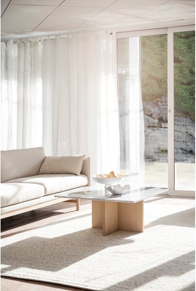 Svijetlo sivi vuneni tepih 340x240 cm Auckland - Rowico