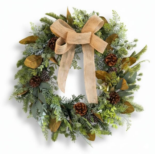 Božićni vijenac za vrata WINTER GREEN Ø 45 cm