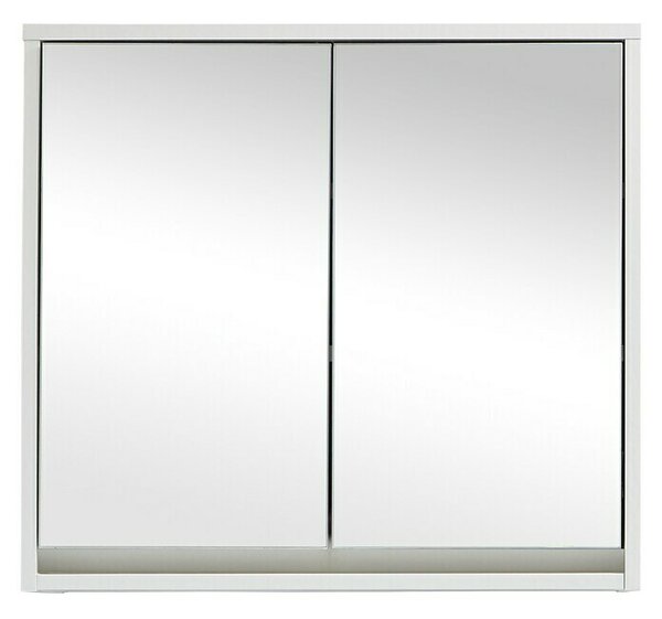 Basic Ormarić s ogledalom (Š x V: 60 x 60 cm, Bez osvjetljenja, Iveral, Bijele boje)