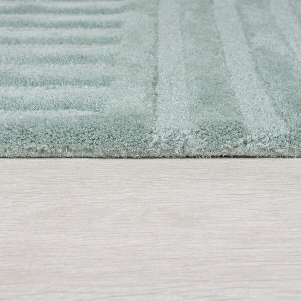 Tirkizni ručno rađen vunen tepih 200x290 cm Zen Garden – Flair Rugs