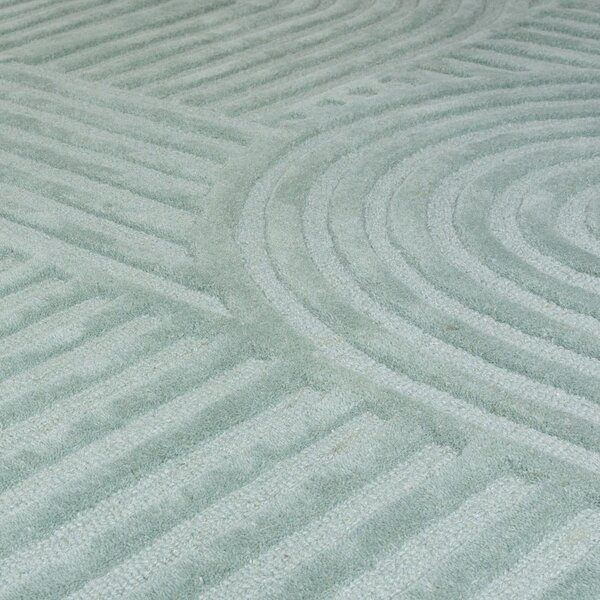 Tirkizni ručno rađen vunen tepih 200x290 cm Zen Garden – Flair Rugs
