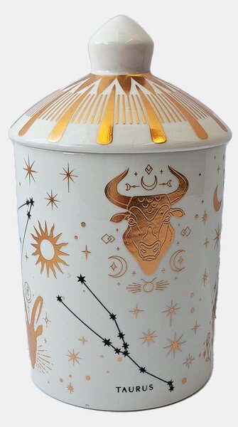 Sinsay - Mirisna svijeća s motivom zodijaka, mirisa božura i ružičastog antilopa