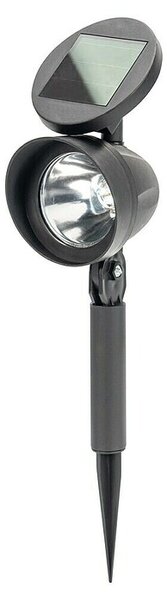 BAUHAUS Solarna spot svjetiljka 2 (0,18 W, Crna, IP44, 2,5 lm)