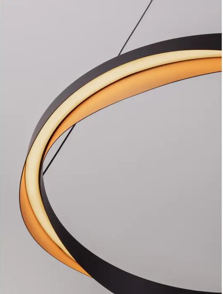 RADON VISILICA LED/3000K/53W/1751Lm/CRNA & GOLD NL9186948