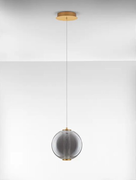 NAVI VISILICA LED/3000K/8W/934Lm/ZLATNA& GRAY NL9186951