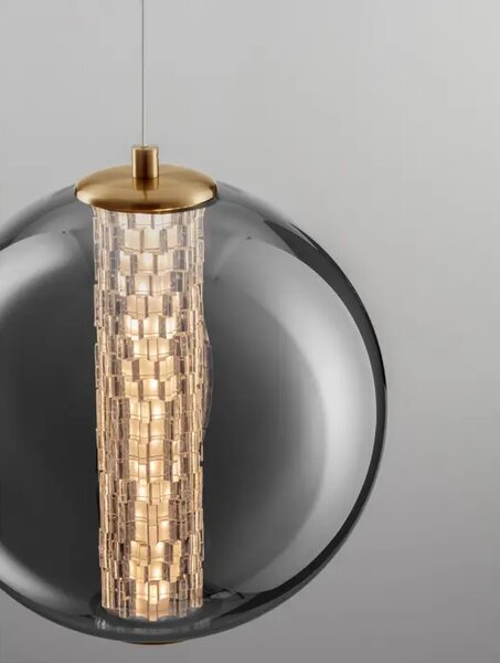 NAVI VISILICA LED/3000K/8W/934Lm/ZLATNA& GRAY NL9186951