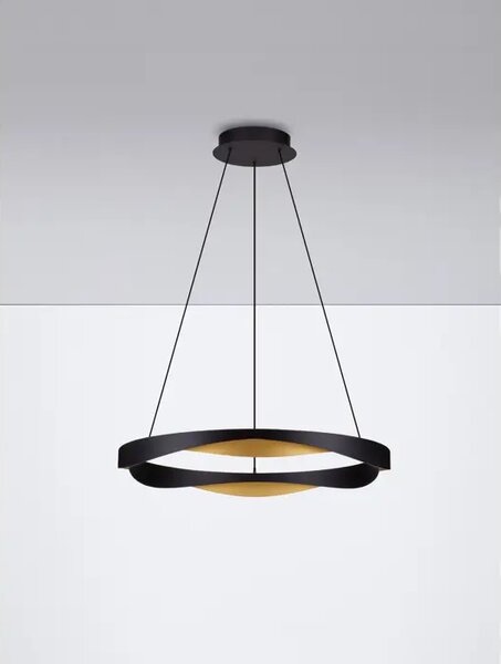 RADON VISILICA LED/3000K/53W/1751Lm/CRNA & GOLD NL9186948
