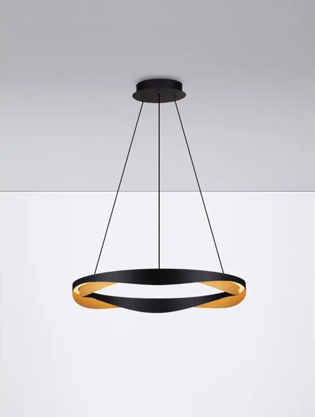 RADON VISILICA LED/3000K/53W/1751Lm/CRNA & GOLD NL9186948