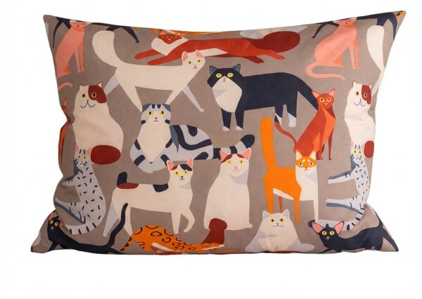 Jastučnica od mikrovlakana CATMOSPHERE 70x90 cm, šarena
