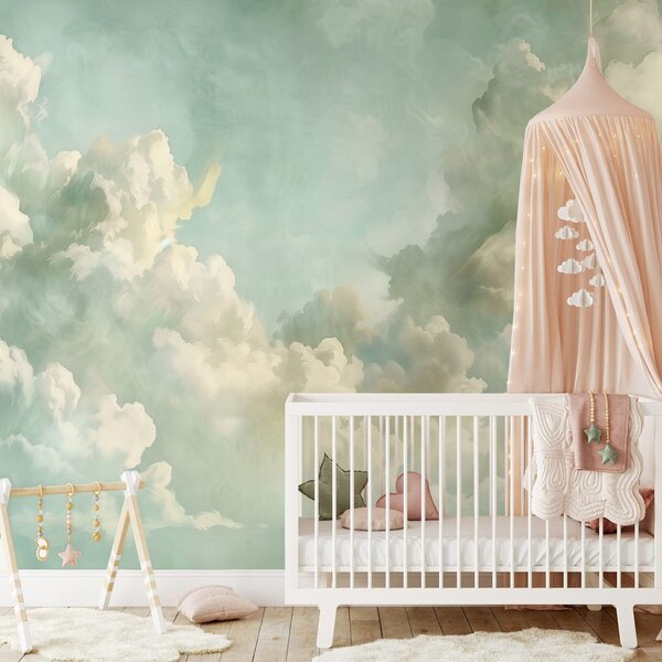 Tapeta snene pastelne oblake