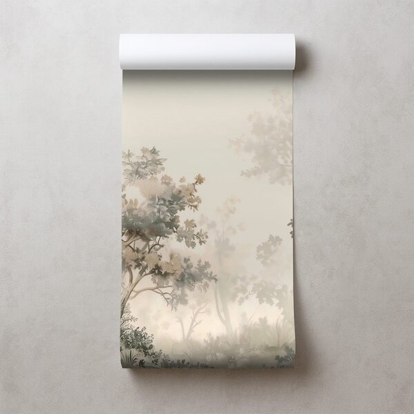 Fototapeta minimalistički šumski krajolik