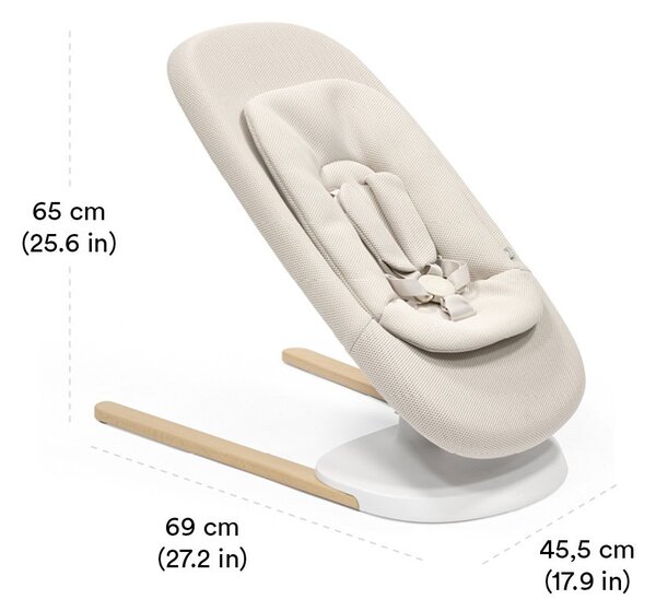 Stokke ležaljka/njihaljka Yoga - Light Sand