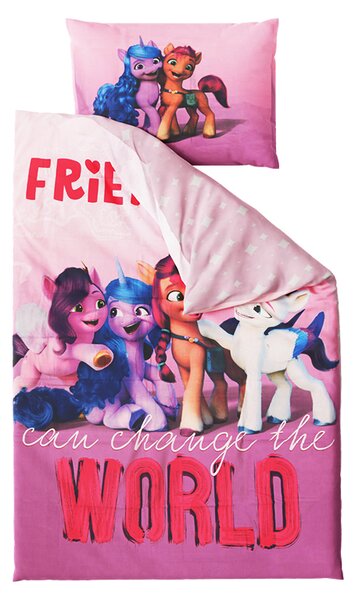 Dječja posteljina MY LITTLE PONY FRIENDSHIP ružičasta