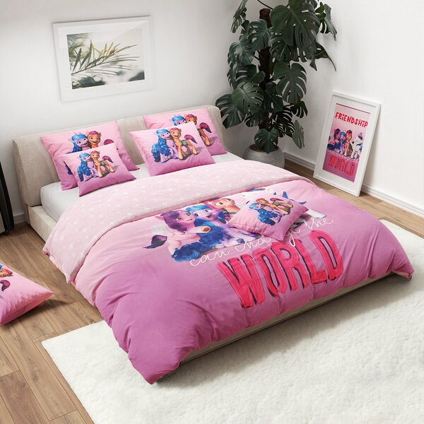 Dječja posteljina MY LITTLE PONY FRIENDSHIP ružičasta