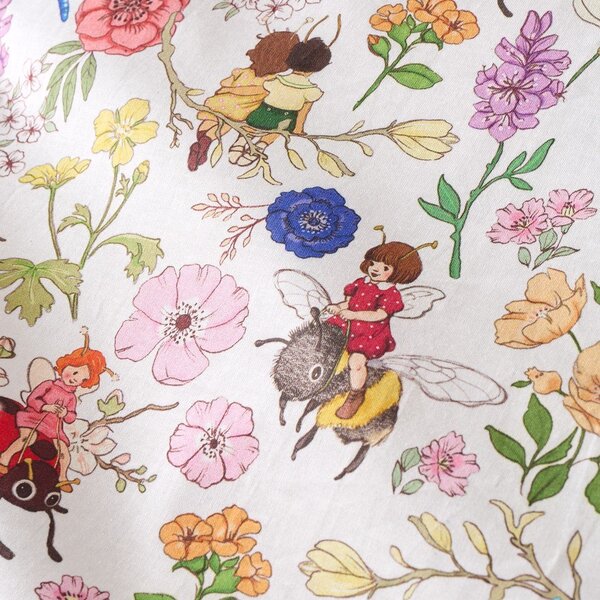 Pamučna dječja posteljina za krevet za jednu osobu 135x200 cm Garden Friends – Belle & Boo