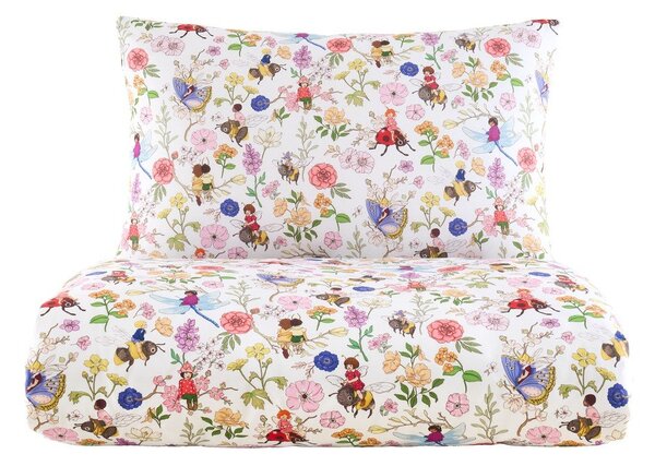 Pamučna dječja posteljina za krevet za jednu osobu 135x200 cm Garden Friends – Belle & Boo