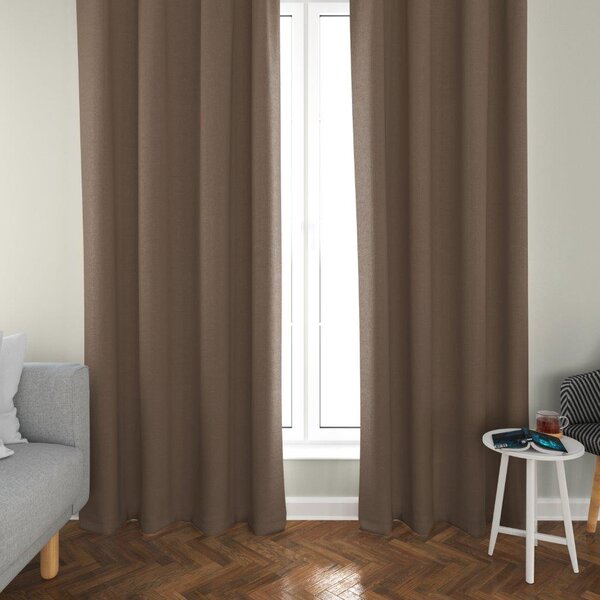 2x Svijetlo smeđa zavjesa OXFORD 140x250 cm
