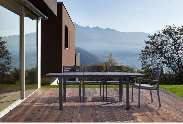 Vrtni stol aluminijski 90x160 cm Hilde – Bizzotto