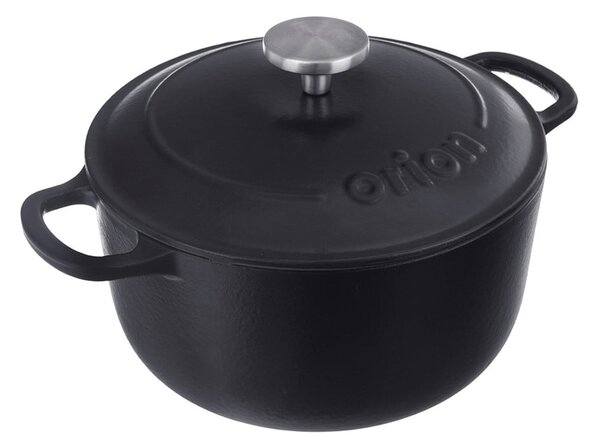 Lonac od lijevanog željeza s poklopcem prikladni za indukcijsko kuhalo 5,2 l LITINA SMALT – Orion