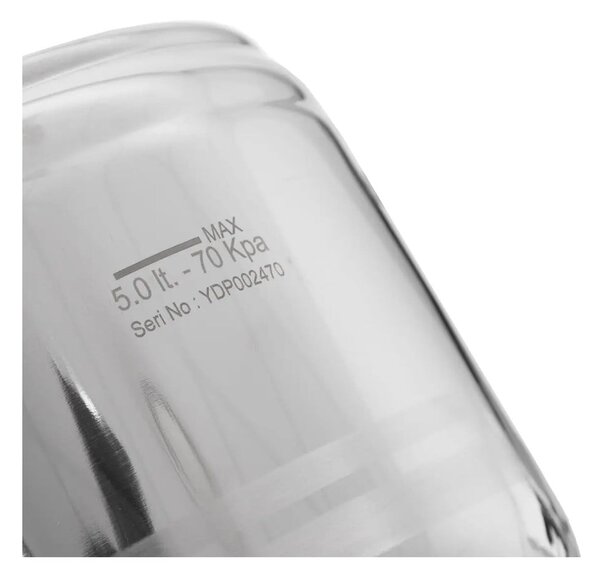 Ekspres lonac od nehrđajućeg čelika s poklopcem Orion Profi, 5 l