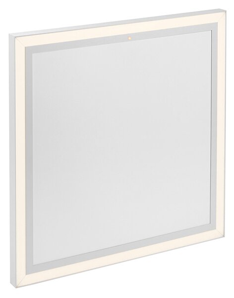 Stropna grijaća ploča bijela 60 cm uklj. LED s daljinskim upravljačem - Nelia