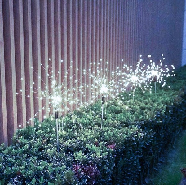 Set 2x LED hladno bijela solarna ukrasna lampa fontana fiberglass 89cm