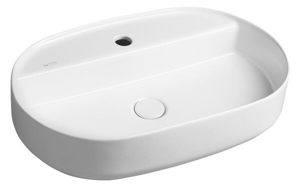 Bijeli keramički umivaonik 60x40 cm Infinity Oval – Sapho