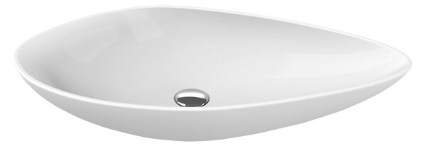 Bijeli keramički umivaonik 74x38,5 cm Ovali – Sapho