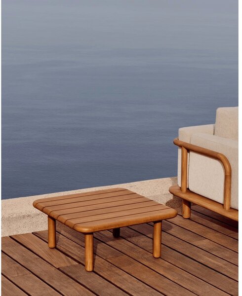 Vrtni stol od masivne tikovine 70x70 cm Turqueta – Kave Home