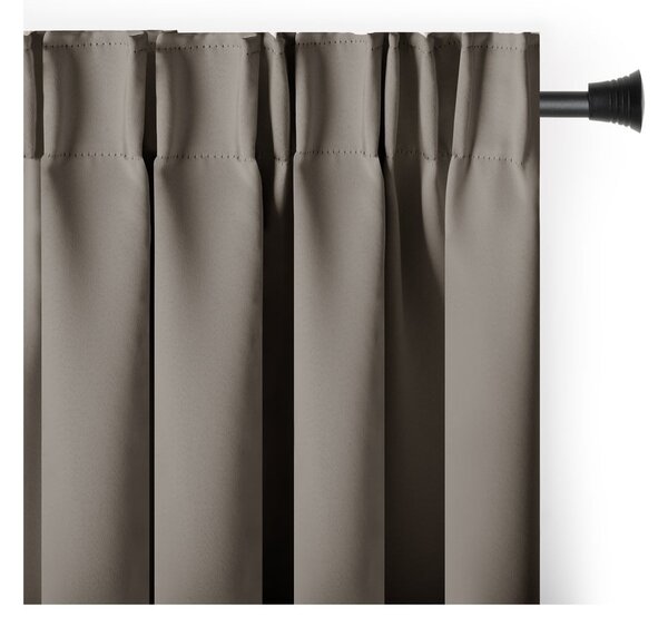 Sivo-bež zavjesa za djelomično zamračenje 140x245 cm Kierra – Restilo