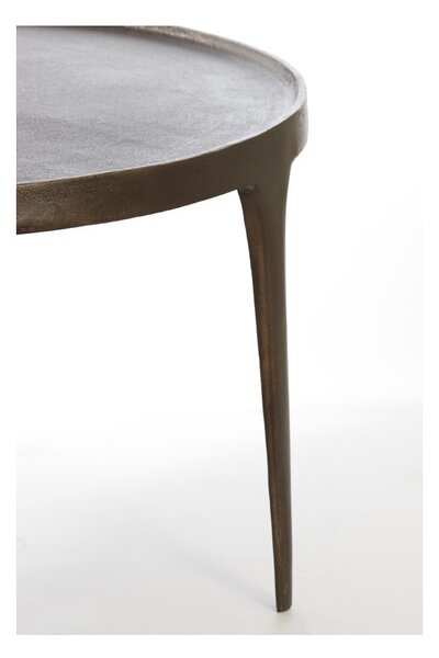 Smeđi okrugli stolići za kavu u setu 2 kom ø 75 cm Tobias – Light & Living