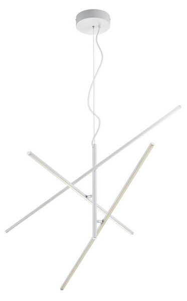 Trio - LED Prigušivi luster na sajli TIRIAC 3xLED/8,5W/230V bijela