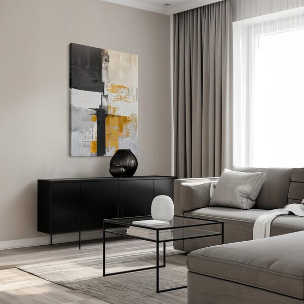Slika s ručno oslikanim elementima 70x100 cm Jade – Styler
