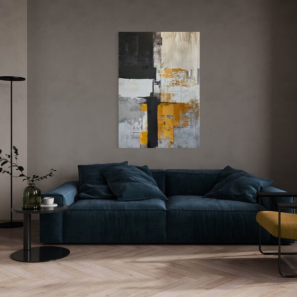 Slika s ručno oslikanim elementima 70x100 cm Jade – Styler