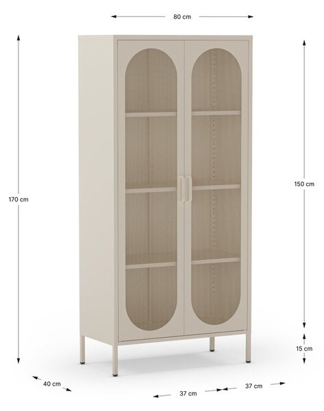 Krem ormarić 80x170 cm Diora – Marckeric