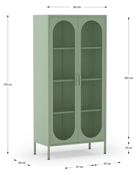 Mentol zeleni ormarić 80x170 cm Diora – Marckeric