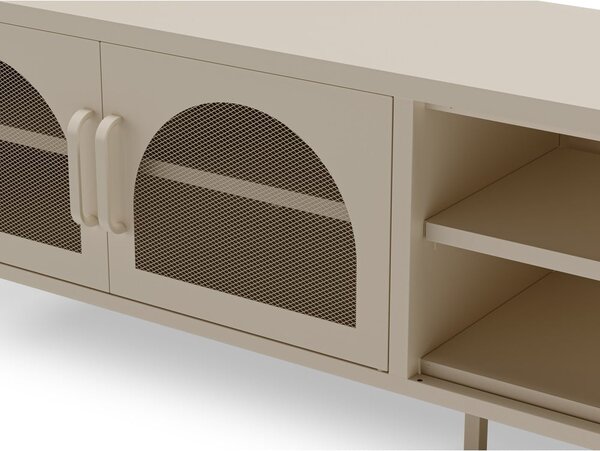 Krem TV komoda 160x50 cm Diora – Marckeric