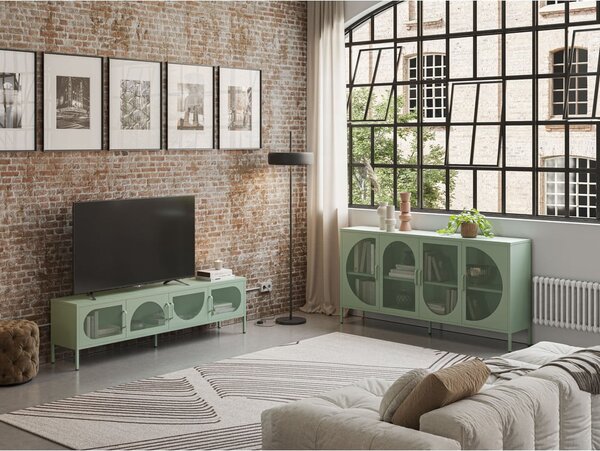 Mentol zelena TV komoda 180x50 cm Tayra – Marckeric