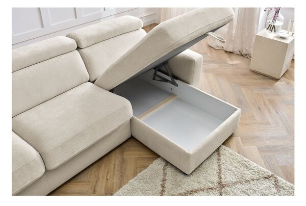 Krem sklopiva kutna garnitura (promjenjiva) Monaco – Bobochic Paris