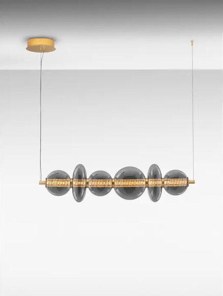 NAVI VISILICA LED/3000K/29W/3472Lm/ZLATNA& GRAY NL9186954